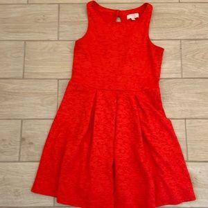 Red GB girls dress